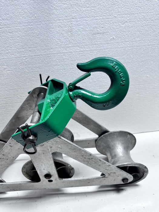 GREENLEE 6036 TRIPLE SHEAVE GUIDE FOR CABLE PULLER TUGGER #2