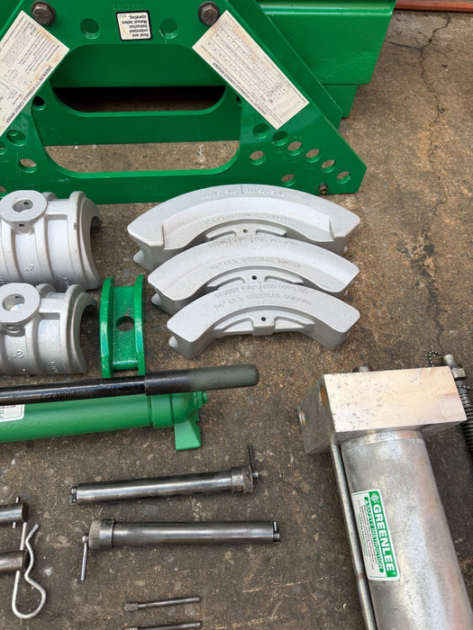 Greenlee 777 1/4 to 4 inch Rigid Hydraulic Pipe Conduit Bender Works Great
