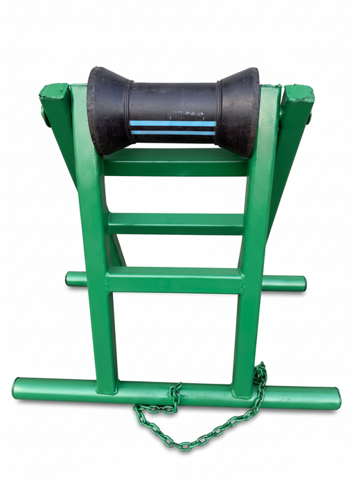 McElroy Mfg Extra Large Pipe Support Roller Stand Heavy Duty Used USA Made — photo 5