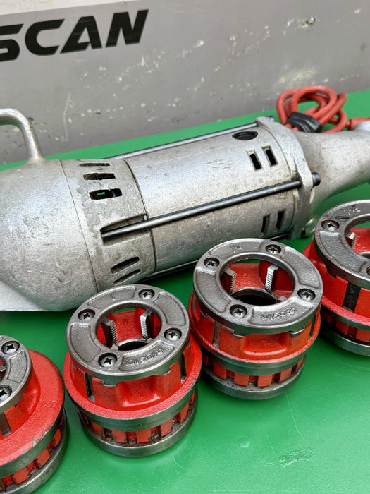 Ridgid 700 Pipe Threader Threading Machine & 12R Die Set 1/2” - 2” Excellent #1