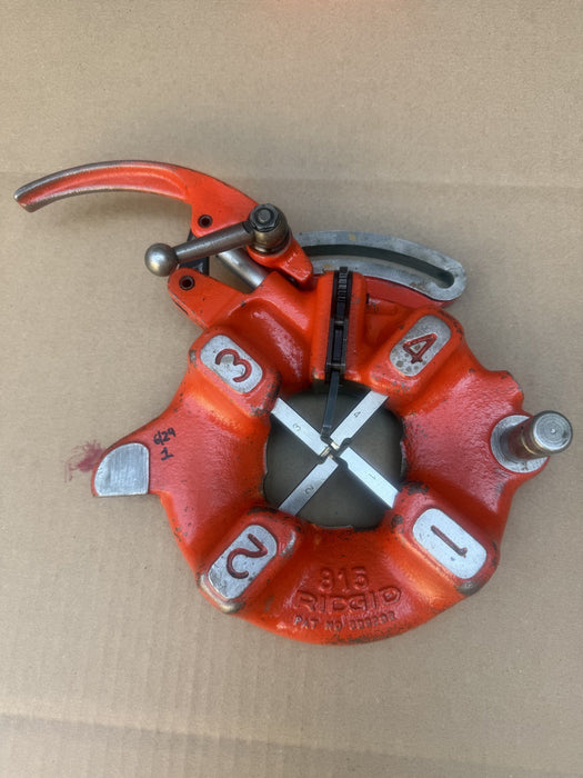 Ridgid 97075 815A Self-open Die Head  1/2 to 3/4 inch Teeth.  Mint Condition.