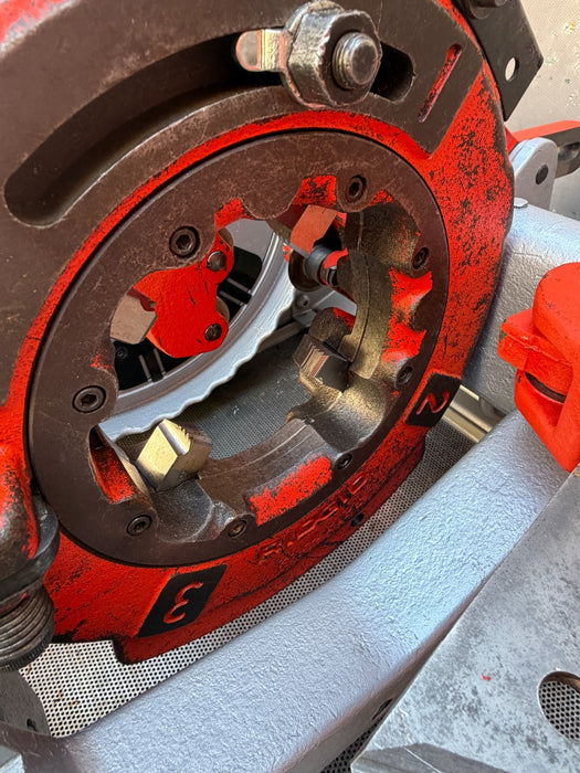 Ridgid 1224 Pipe Threading Machine - Seller Refurbished w/ 2 Dies