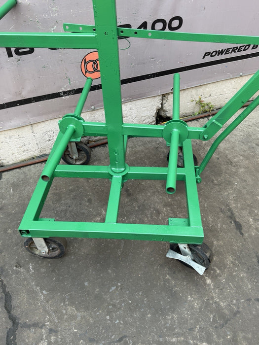 GREENLEE 910 9 SPOOL WIRE DISPENSER ASSEMBLY CART #2