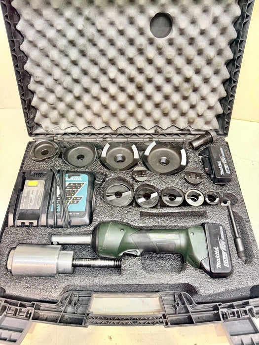 Greenlee LS100X Intelli-Punch 11-Ton Hydraulic Knockout Punch Set 1/2" - 4" #21