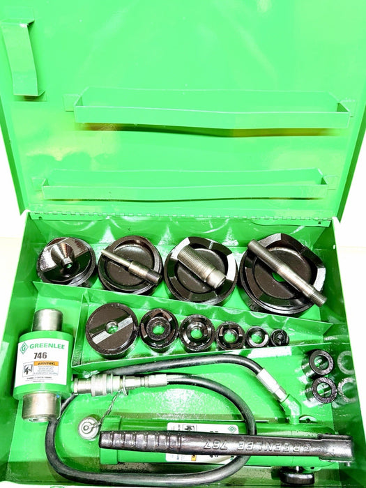 Greenlee 7310SB Slug Buster KO Knockout Punch Set 1/2" - 4" ,767 Pump & Box BG16