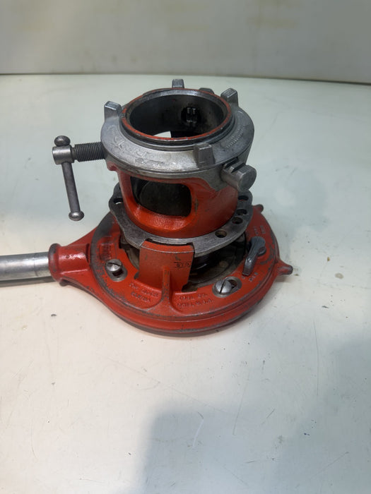 RIDGID Model 65-R  1 to 2" pipe threader treading die with handle made-in-USA #3