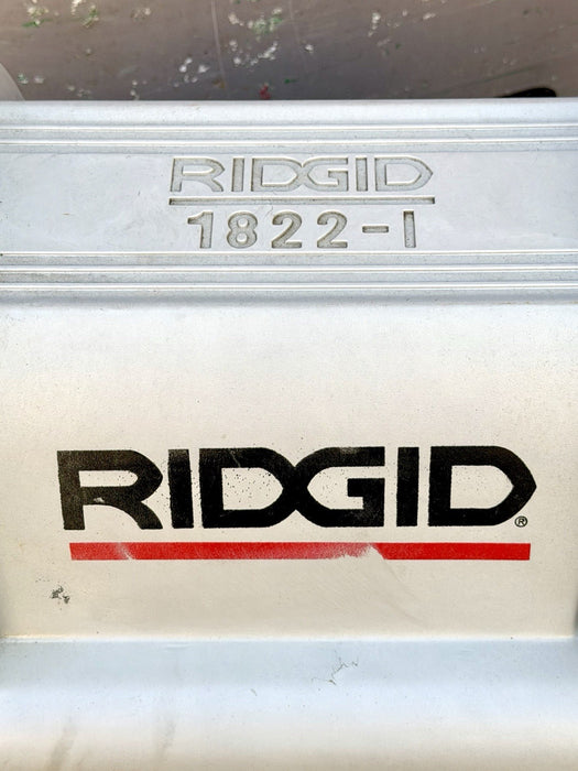 RIDGID® 1822-I Auto Chuck Pipe Threader with 815A HSS Dies & Cart, Excellent ✅
