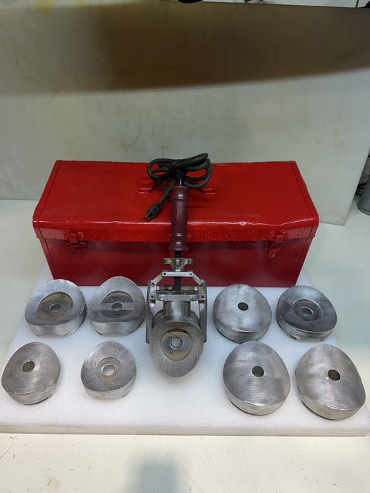 McElroy Concave Fusion Heater Set Butt Fusion Pipe Welding Tool Kit Used