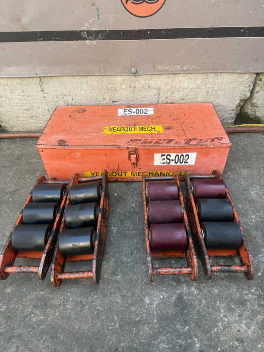 Multiton Roller Machinery Skate Roller Set Heavy Duty