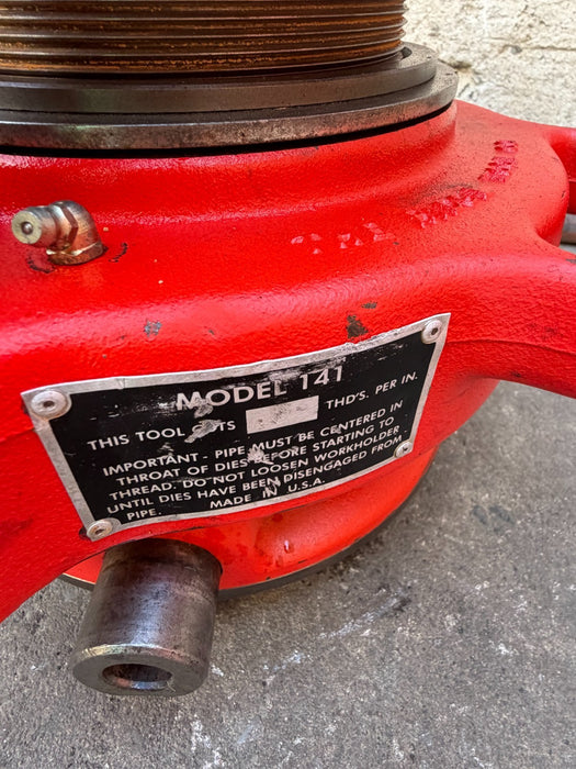 Ridgid 141 Geared Pipe Threader Head 2½"-4" Receding Tool for 700 535 1224 300