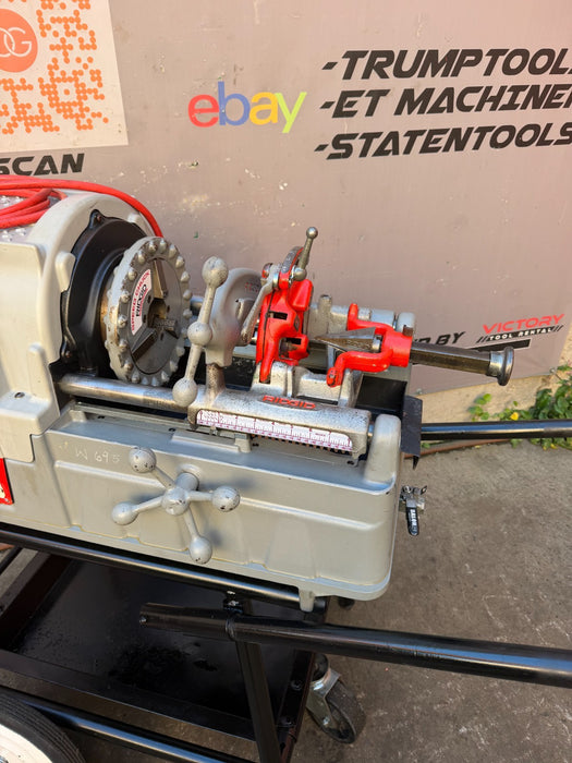 2018  RIDGID 535 V3 Pipe Threading Machine w/ Universal Cart & 811A Dies ET7