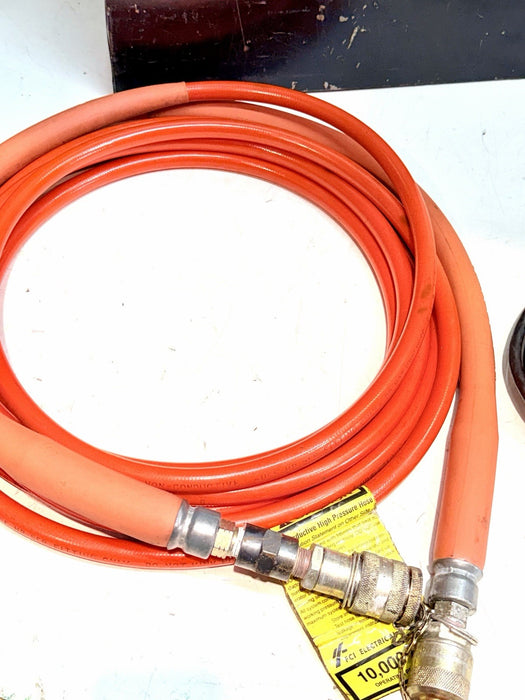 Burndy EPP-10EC Series Hyd Electric Pump 10k psi + Case & Hose Crimper Mint BG10