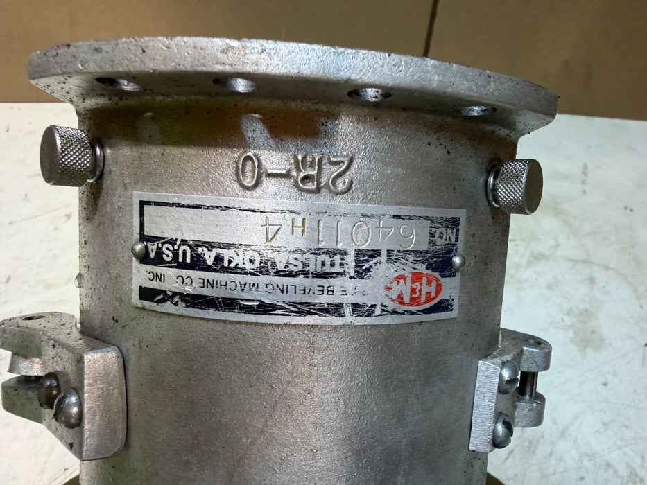 H & M Model #0 Aluminum Pipe Beveling Machine 2"-4" with torch holder
