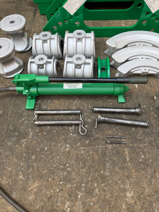 Greenlee 777 1/4 to 4 inch Rigid Hydraulic Pipe Conduit Bender Works Great