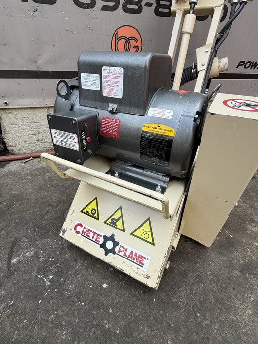 Edco CPM-8 Concrete Scarifier Grinder Electric Motor Works Fine Mint Shape 220V