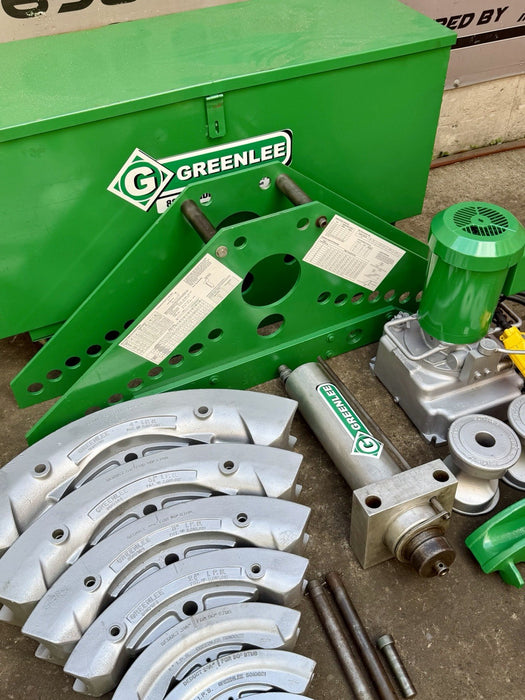 Greenlee 884 Hydraulic Bender 1-1/2 to 4" Rigid Pipe, Hyd. Pump, Warranty!