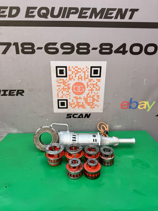 Ridgid 700 Pipe Threader Threading Machine & 12R Die Set 1/2” - 2” Excellent #4