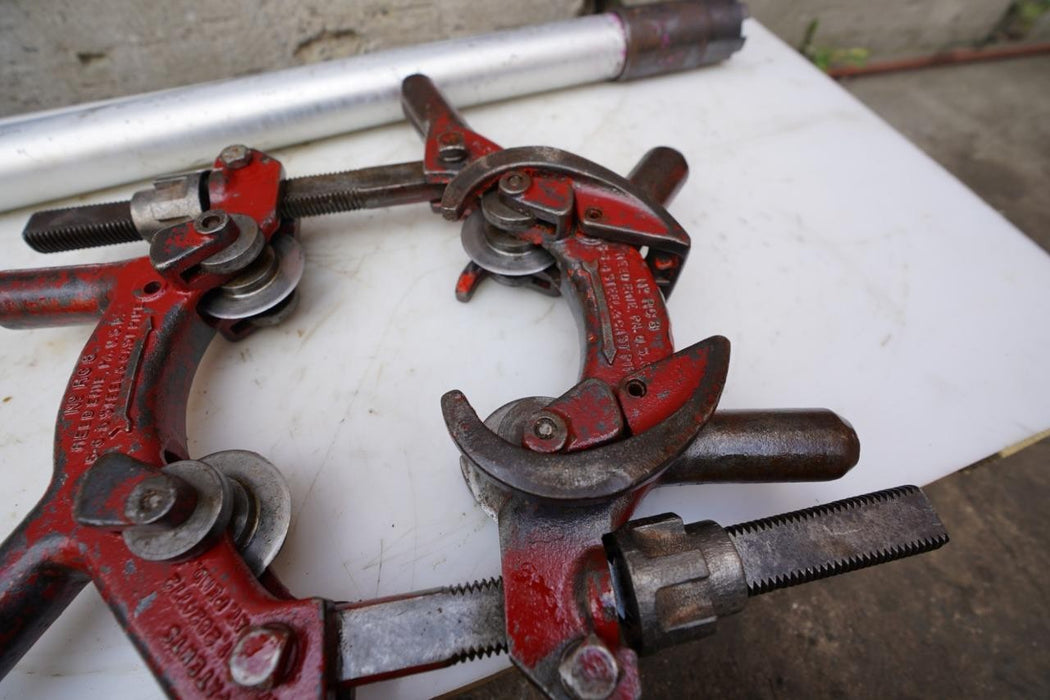 Reed Lcrc-8 Rotary Cutter Hinged Pipe Cutter 6 to 8 inch  Works Great Great Shap