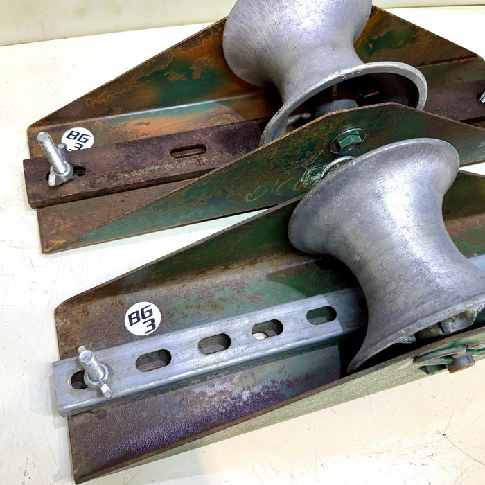 Greenlee 659 22" Tray-Type Cable Pulling Sheave Quantity Of 2 Sheaves BG3