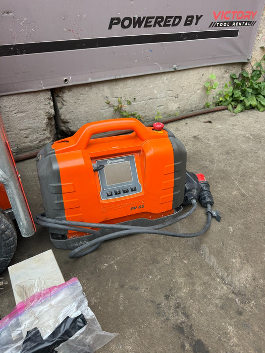 Husqvarna DM 650 Core Drill Set PP65 Power Unit P16 kVA Power Pack NICE SET