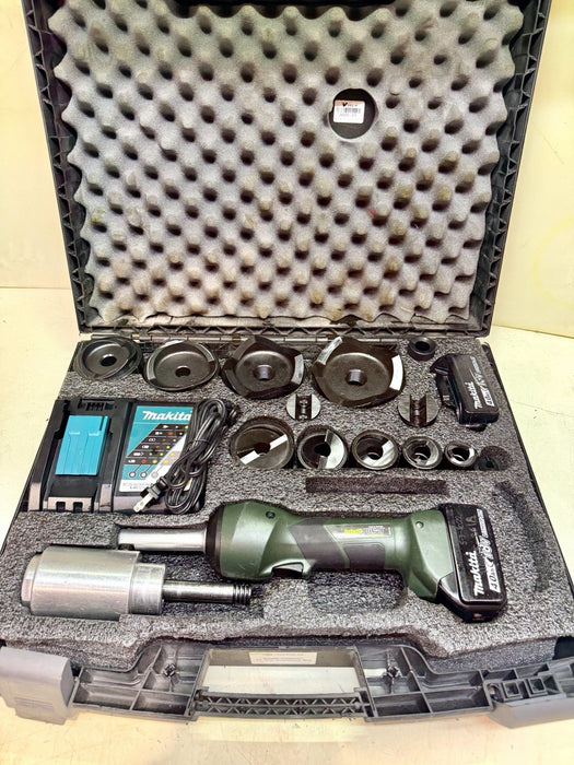 Greenlee LS100X Intelli-Punch 11-Ton Hydraulic Knockout Punch Set 1/2" - 4" #18