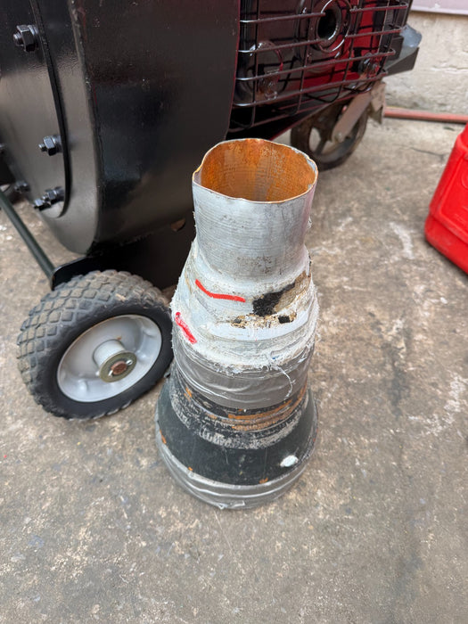 Meyer Versa Vac Insulation Vacuum 19HP Kohler Motor Works Great !