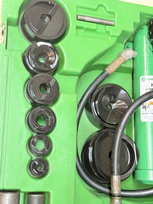 Greenlee 7310SB Slug Buster KO Knockout Punch Set 1/2" - 4" , 767 Pump & Box BG7