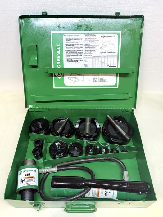 Greenlee 7310SB Slug Buster Knockout Punch Set 1/2 - 4" Conduit Refurbished BG10