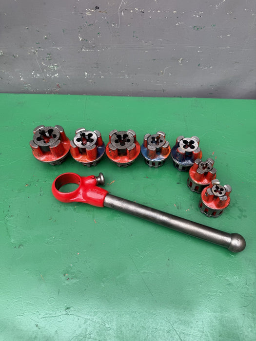 Ridgid 00-RB Bolt Threader Die Heads.  Great Set.  #2