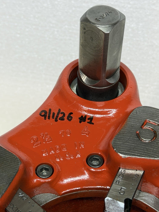 RIDGID 141 RECEDING GEARED PIPE THREADER 2-1/2"-4" 36620, 300, 535, 700 BG8/1