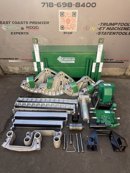 GREENLEE 881CT CAM TRACK   Pipe Bender 2-1/2-4" EMT RIGID IMC, PUMP, TABLE 10/20