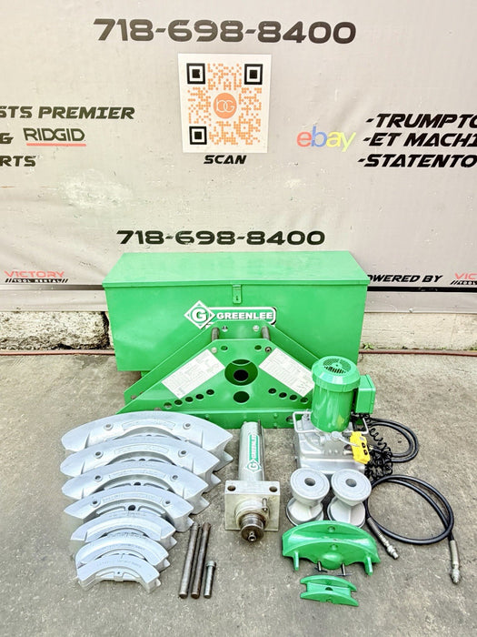 Greenlee 884 Hydraulic Bender 1-1/2 to 4" Rigid Pipe, Hyd. Pump, Warranty!