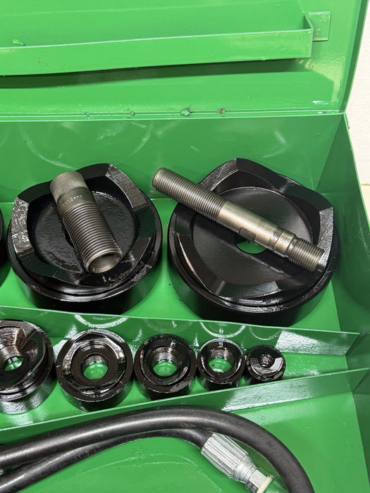 Greenlee 7310SB Slug Buster Knockout Punch Set 1/2 “- 4" Conduit Refurbished BG9