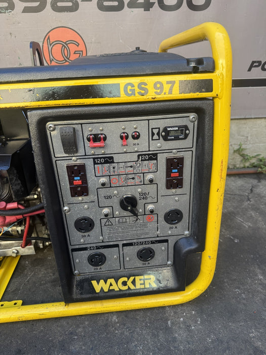 Wacker Neuson GP9.7  9,700W Portable Generator  190 hours.  Works Fine.