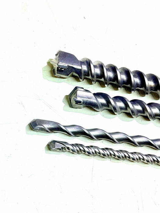 6 Spline Drive 3/8, 1/2, 5/8 7/8 1”, 1-1/4” Concrete Rotary Hammer Drill Bits #2