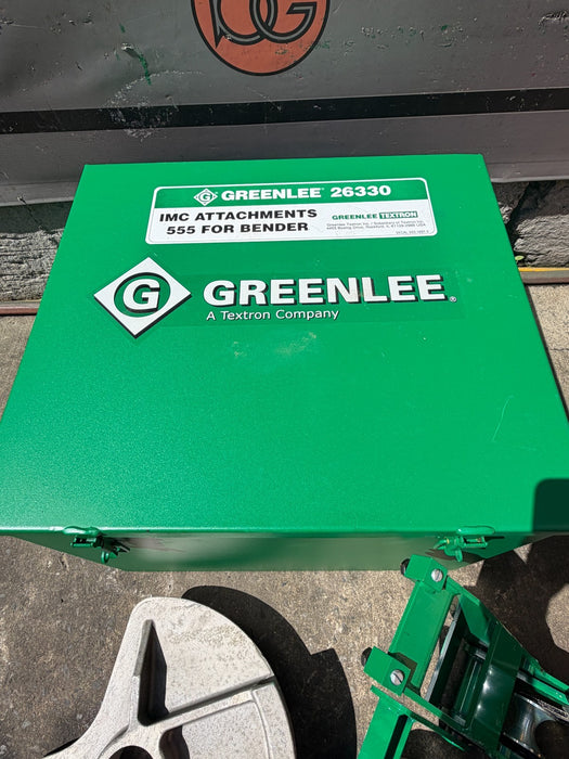 Greenlee IMC Shoe & Roller Set 1-1/2" 2" Conduit Bender Parts New Open Box #2
