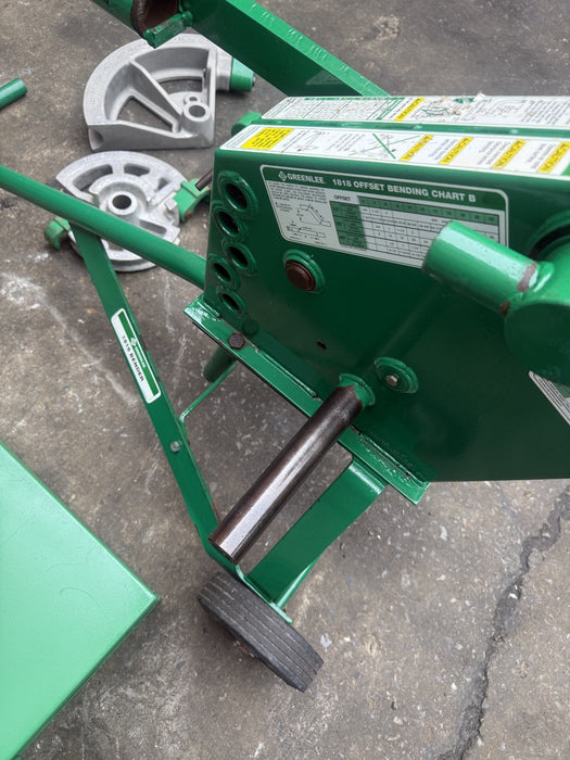 Greenlee 1818 Mechanical Pipe Bender 1/2"-2" RIGID EMT Conduit Chicago 5 Shoes