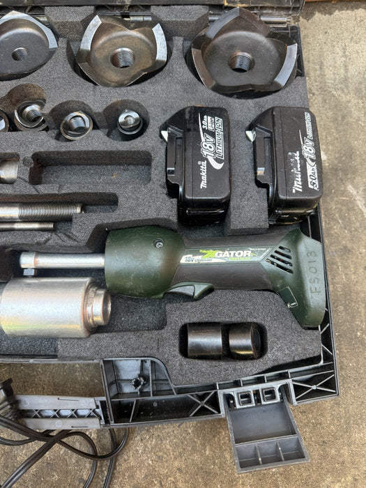 Greenlee Intelli-Punch 11-Ton Hydraulic Knockout Punch Set 1/2" - 4"  8/7/26 #2