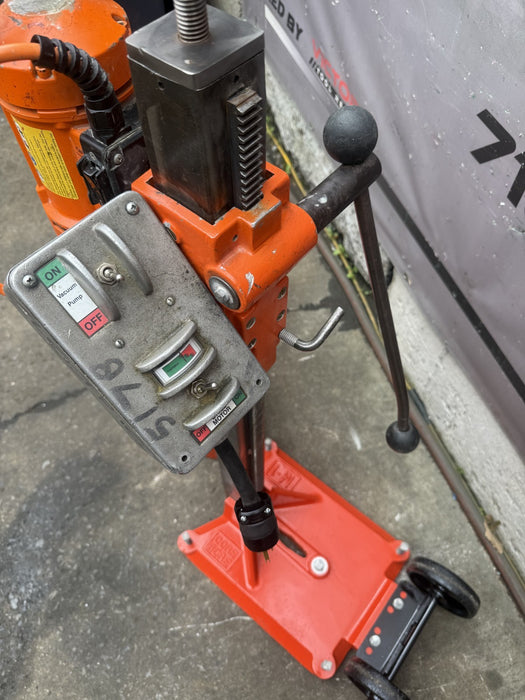 Weka DK22 Core Drill Motor and M2 Core Bore Stand with Bits.  Nice Shape. #2