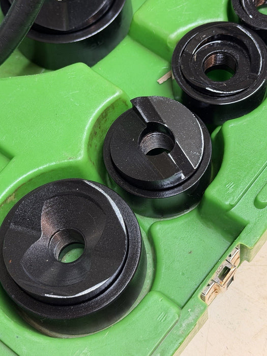 Greenlee 7310SB Slug Buster KO Knockout Punch Set 1/2" - 4" , 767 Pump & Box BG6