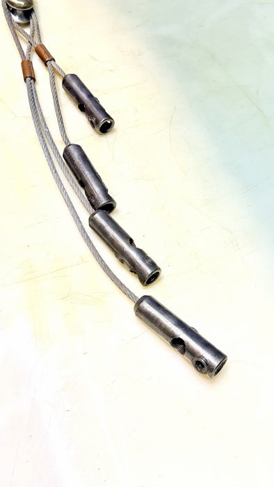 Greenlee 629 624 Four Clamp Cable Pulling Grip With Clevis For Cable Puller BG3
