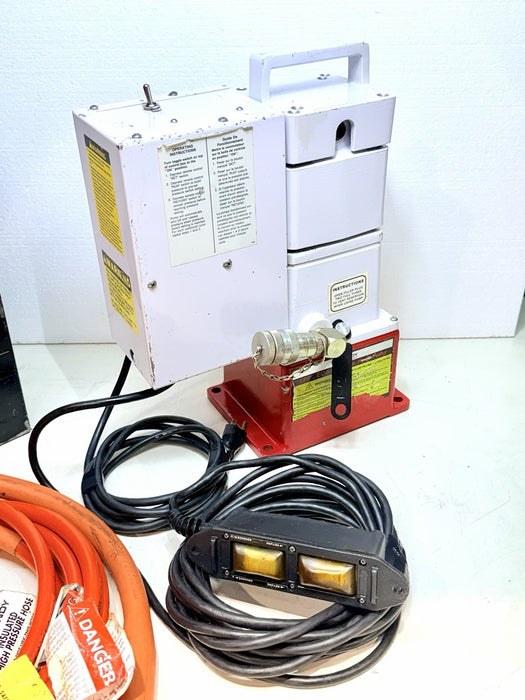 Burndy EPP-10EC Series Hyd Electric Pump 10k psi + Case & Hose Crimper Mint! BG9
