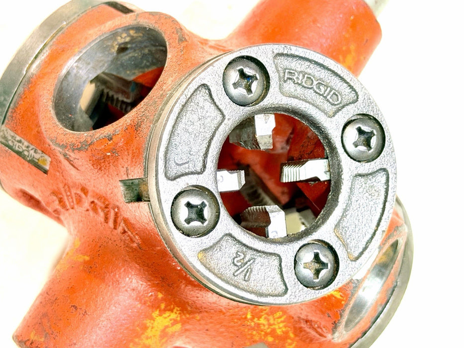 RIDGID 31-A 3-Way NPT Pipe Threader 1/2",  3/4", and 1" With Handles #1