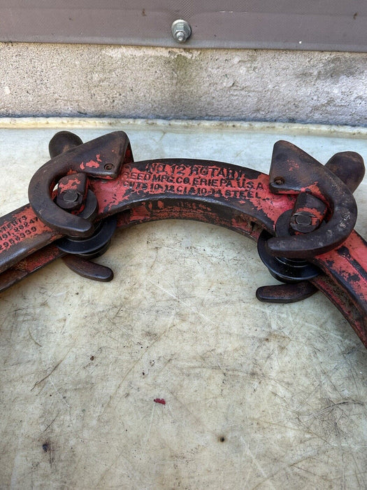 Reed #12 Rotary Cutter Hinged Pipe Cutter 10 to 12 inch  Works Great BG5