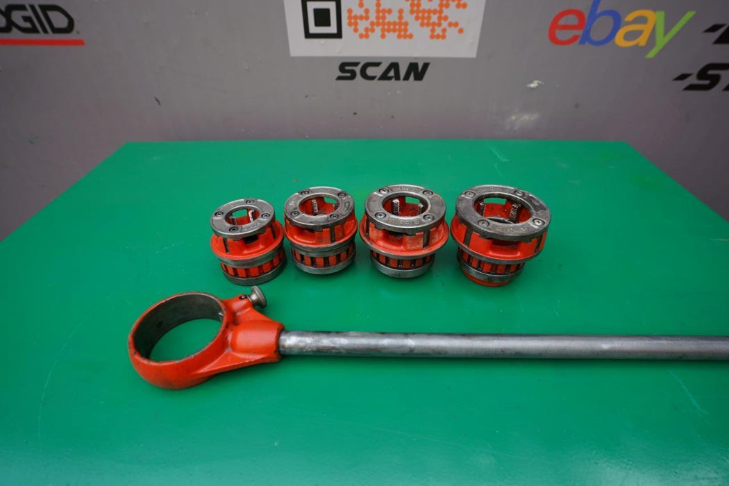 Ridgid 12R dies 2"  1 1/2"  1 1/4'  1"  Great Shape for 300 Pipe Threader