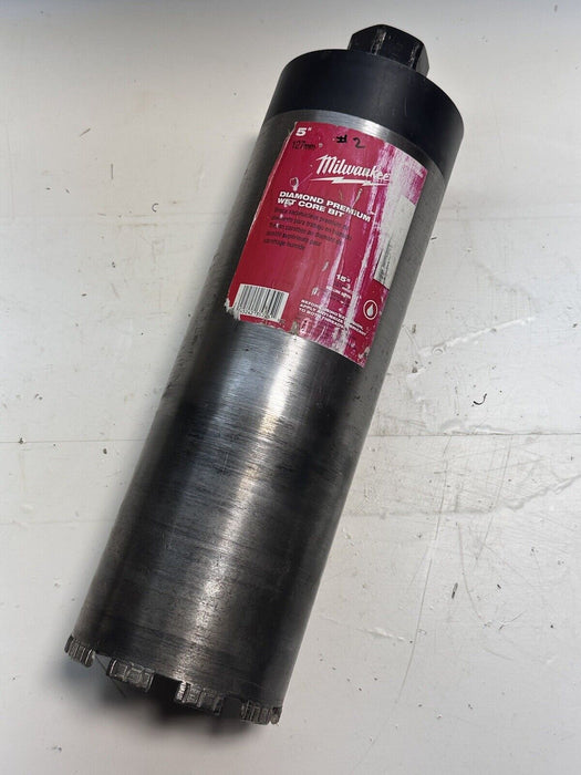 Milwaukee Tool 48-17-3050 5" Diamond Premium Wet Core Bit USED ONCE #2