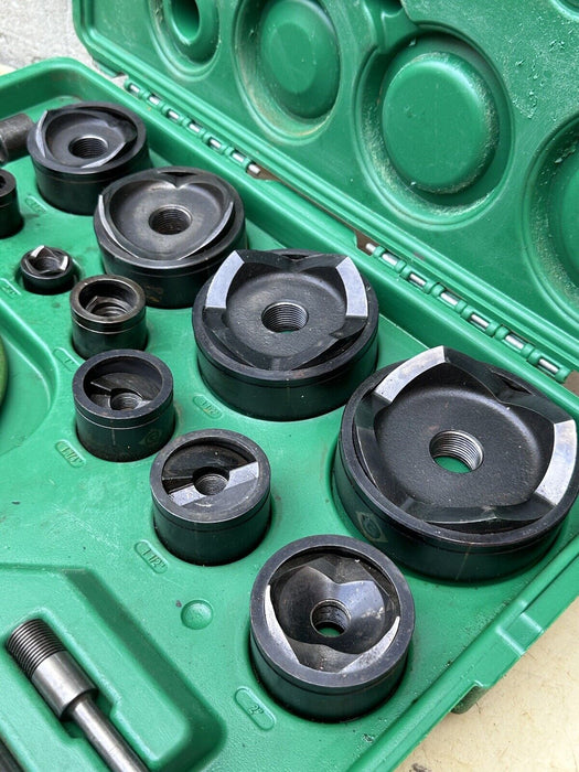 GREENLEE 7310 SB 11-Ton Hydraulic Knockout KO Punch & Die Set 1/2 to 4"  6/5 #7