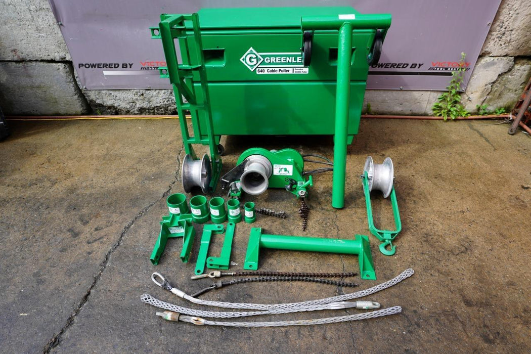 Greenlee 4000 lb 640 Wire Cable Tugger Puller, Late model, + Extras Works Great