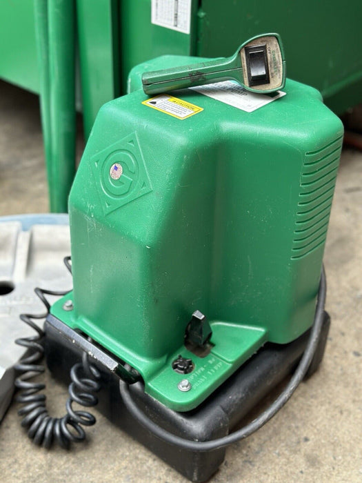 Greenlee 881CT Cam Track 2 1/2 to 4 EMT Rigid IMC Bender - Table - 980 Pump MINT