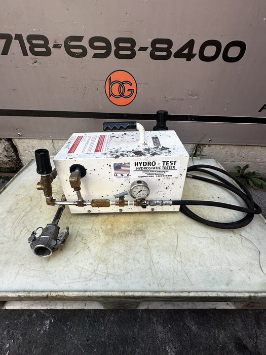 GENERAL PUMP HYDRO TEST HYDROSTATIC TESTER AR1.5-1000 PNEUMATIC 1000 PSI